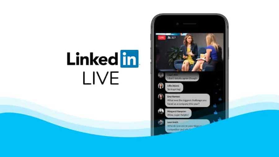 LinkedIn Live streaming