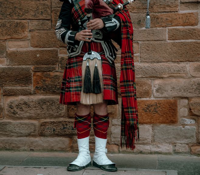 Scottish Black Watch Tartan Kilt