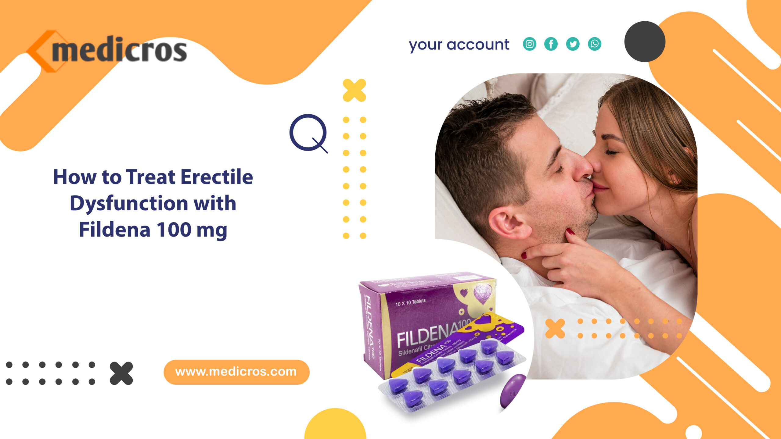 How to Treat Erectile Dysfunction with Fildena 100 mg